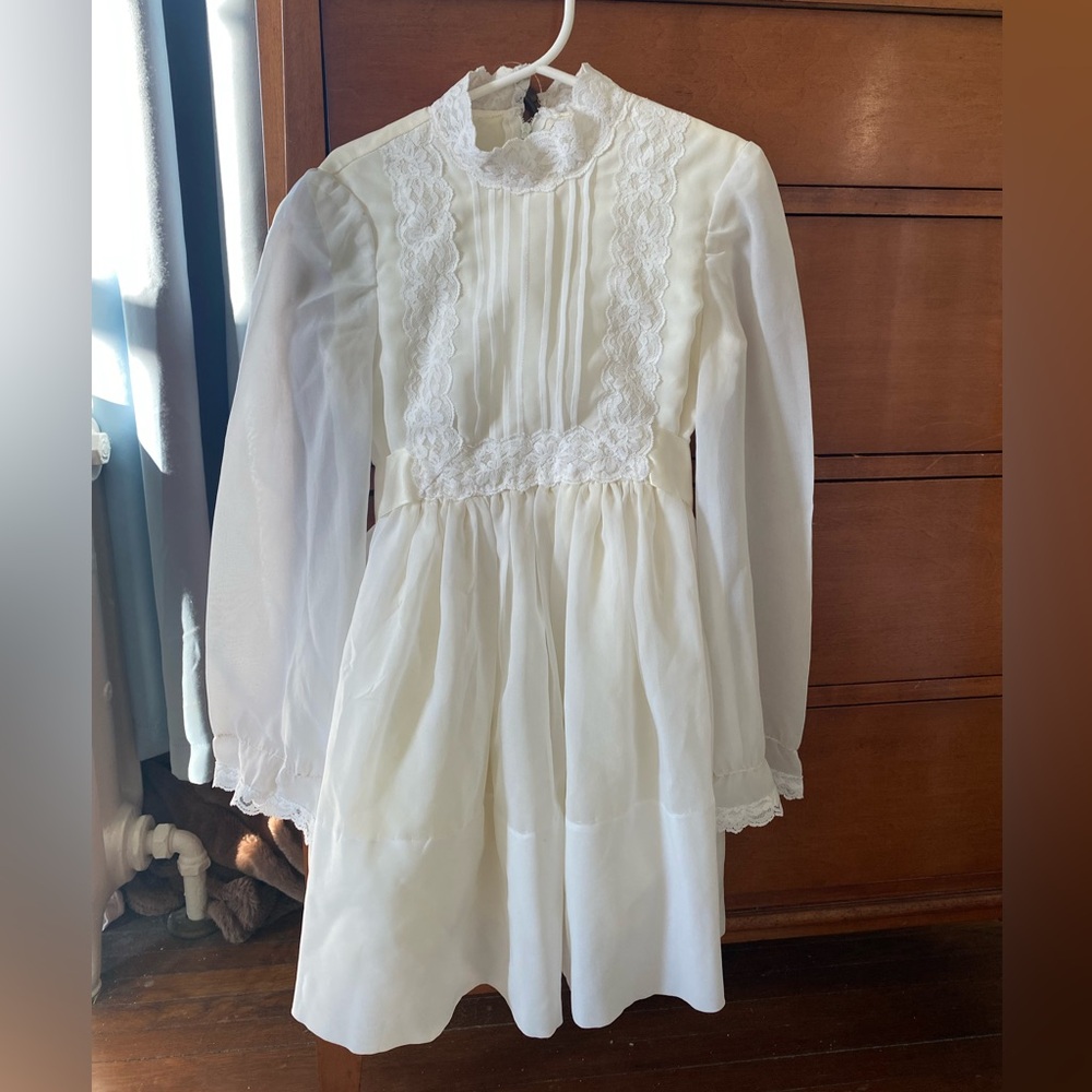 Stunning vintage girls heirloom dress